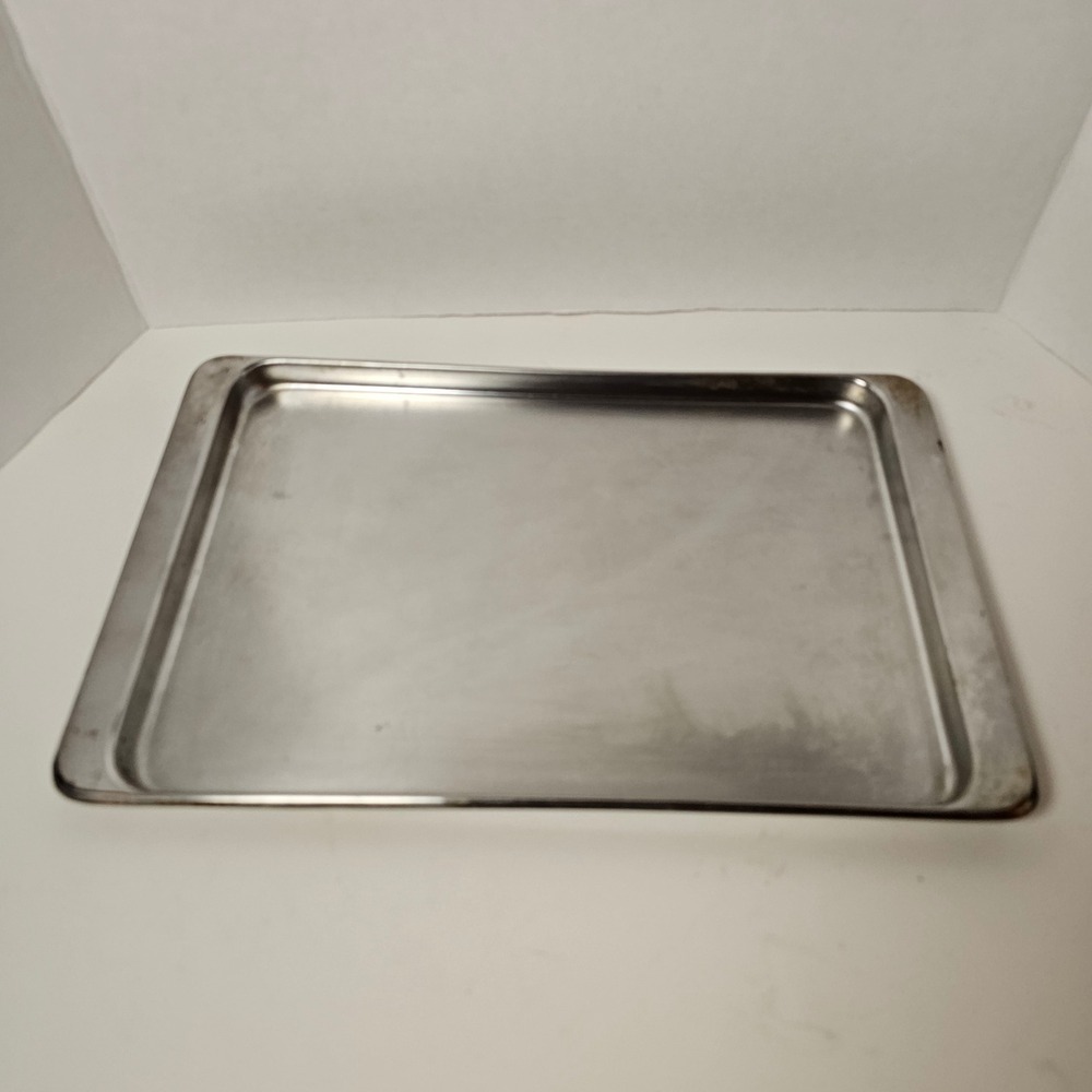 Revere Ware 2513 Stainless Steel Baking Sheet 9x13x3/4 Vintage 1801 Pan 88 USA